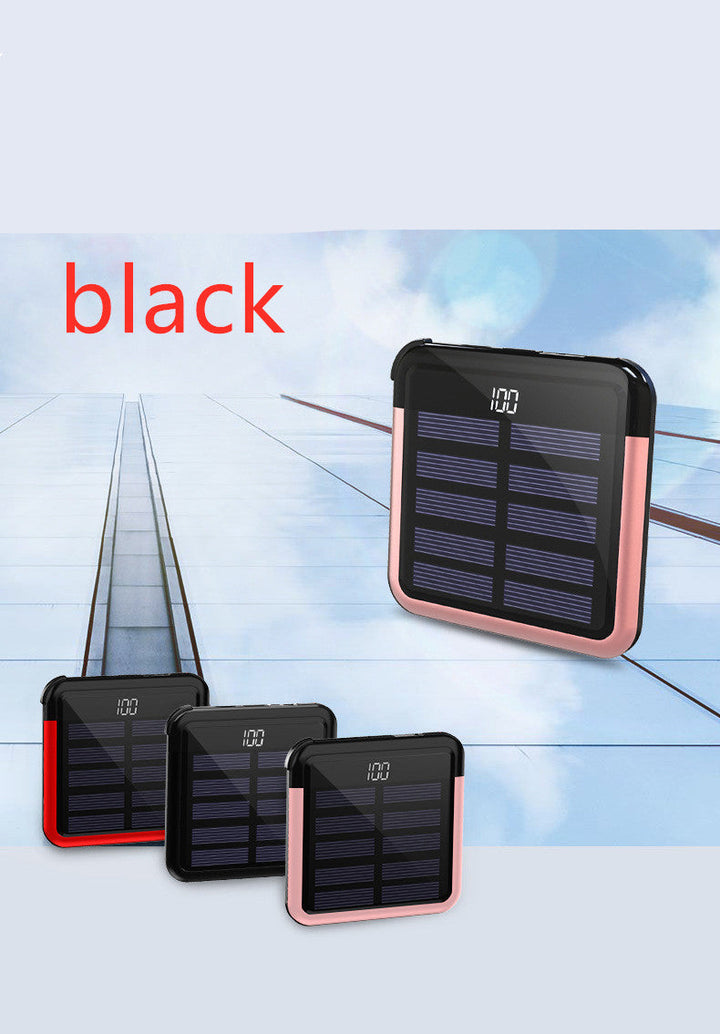 Discover the Power of Solar with the Mini 5000mAh Power Bank