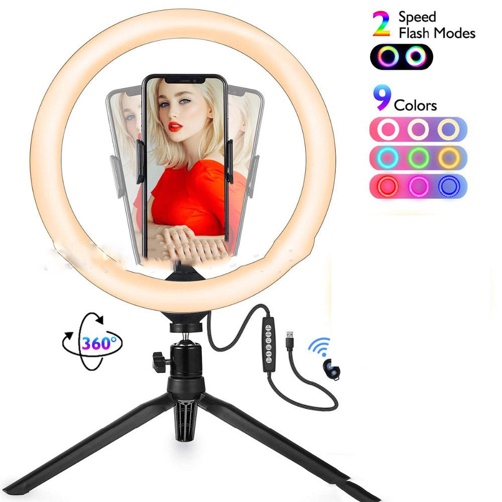 Illuminate Your Moments with the USB Powered RGB Ring Selfie Fill Light