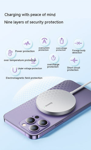 Discover the Minimalist Mini Magnetic Wireless Charger