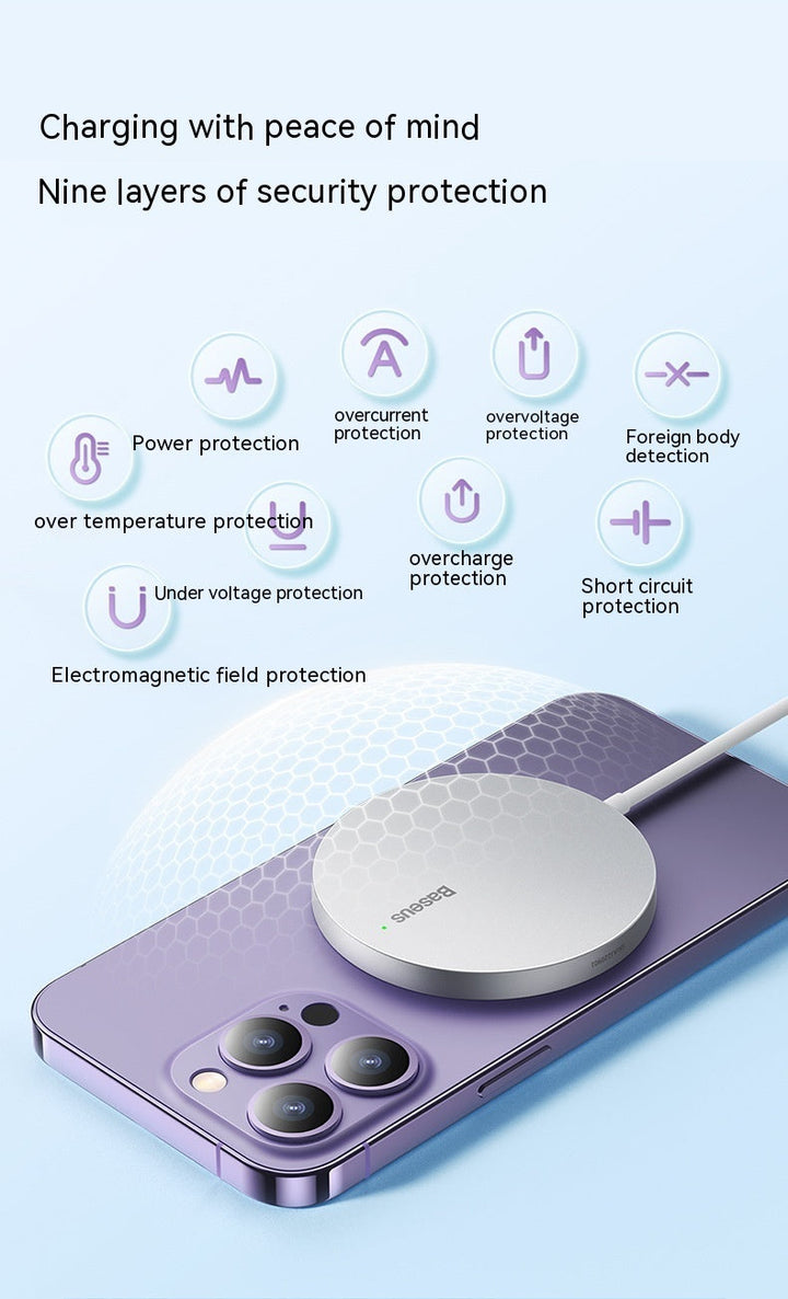 Discover the Minimalist Mini Magnetic Wireless Charger