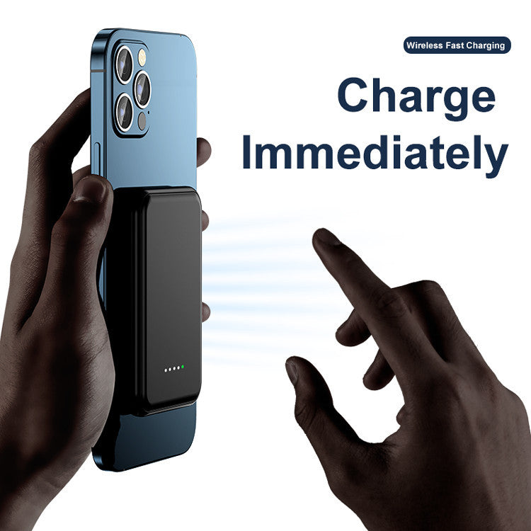 Discover the Convenience of the Mini Magnetic Power Bank 5000mAh Wireless
