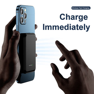 Discover the Convenience of the Mini Magnetic Power Bank 5000mAh Wireless
