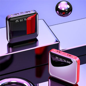 Discover the Power of Convenience with the 20000 MAh Portable Mirror Digital Display Power Bank