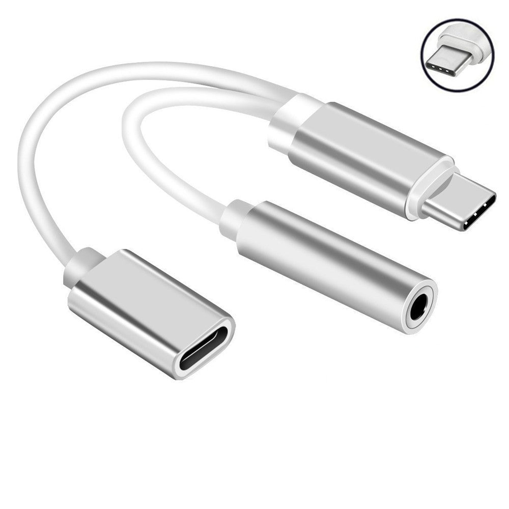 Headphone Type-c Adapter Audio Charging Cable