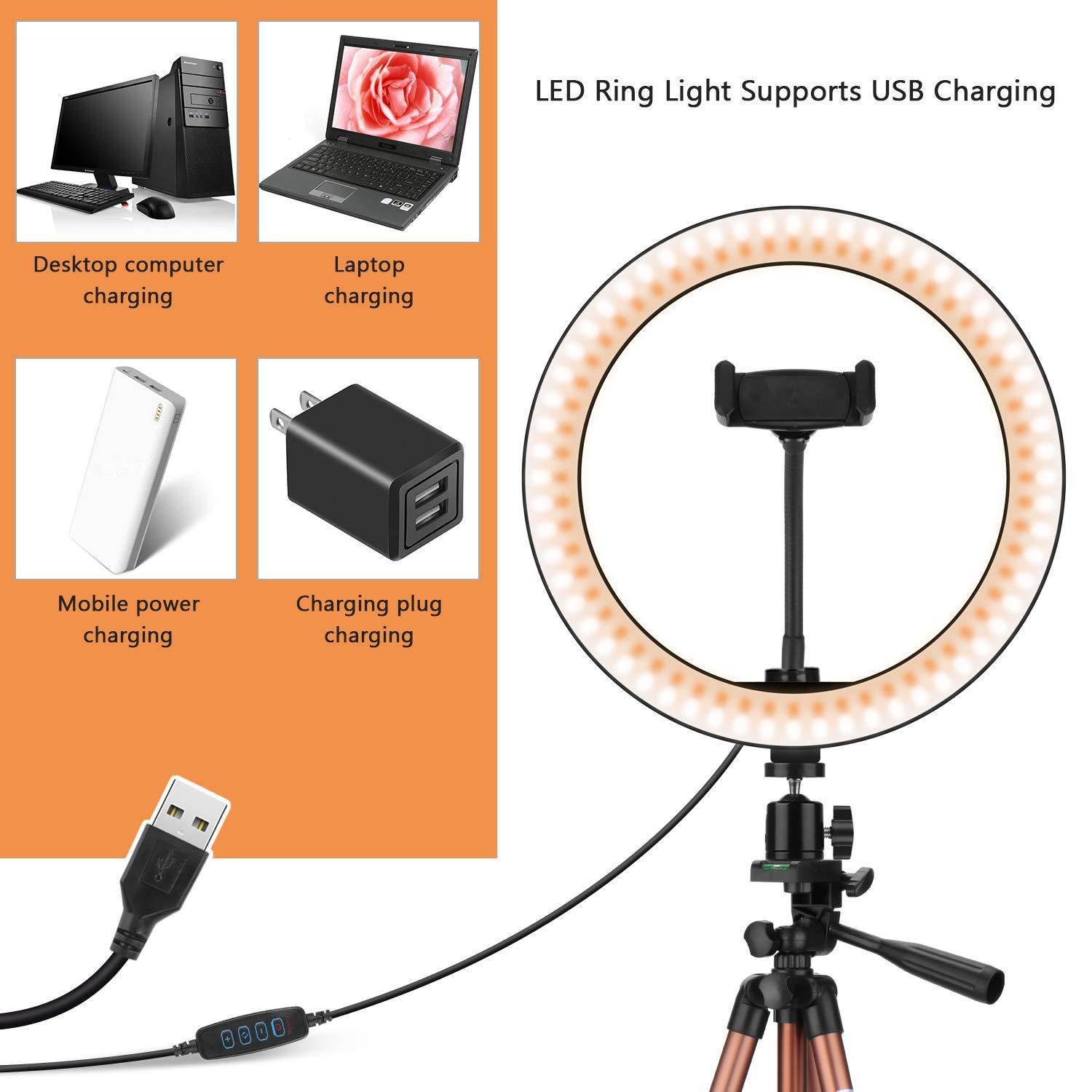 Fill light desktop ring light tripod