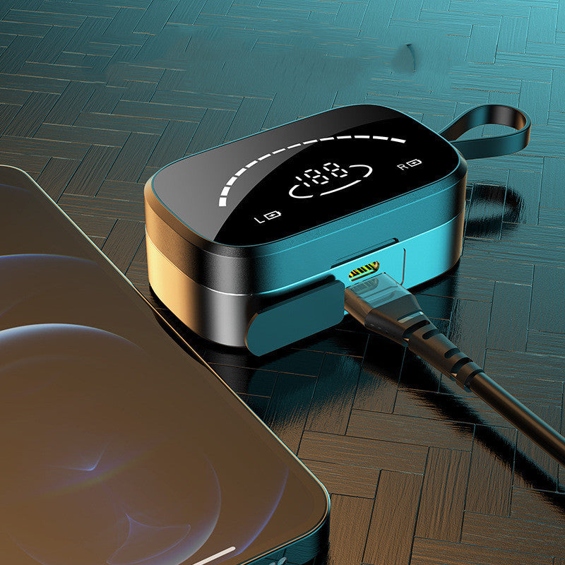 Wirless TWS Mic Stereo Bass Sports Earbuds