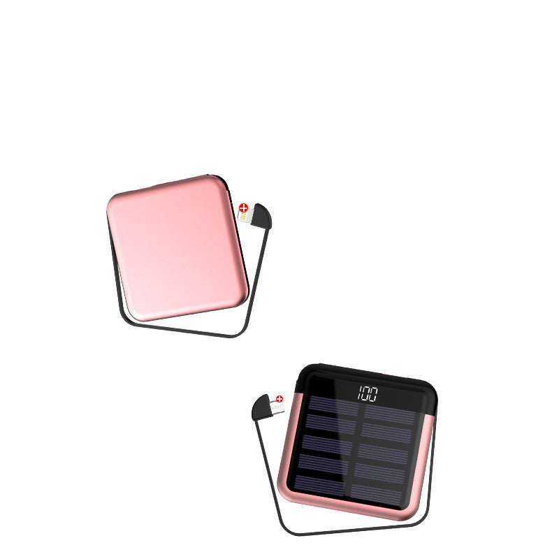 Solar Mini 5000mAh Ultra-Thin Polymer Power Bank