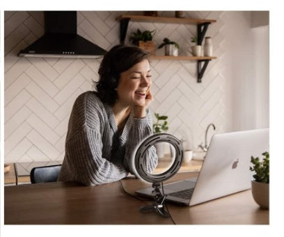 Straight Desktop Ring Fill Light