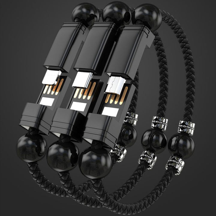 Portable Leather Charging Cable