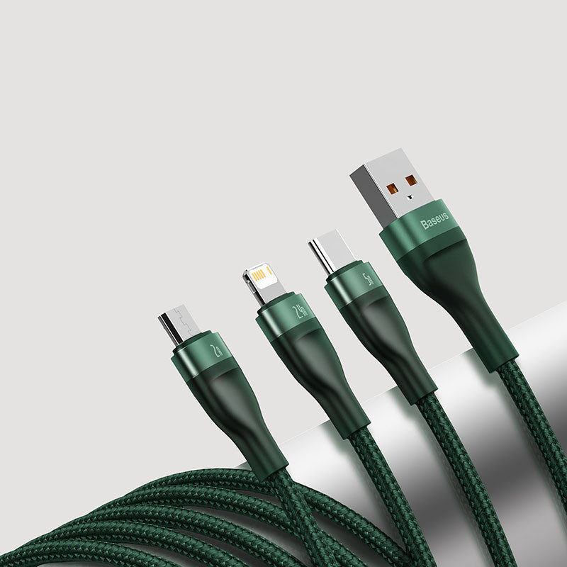 Three-port Mobile Phone Charging Cable