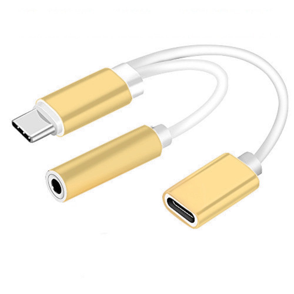 Headphone Type-c Adapter Audio Charging Cable