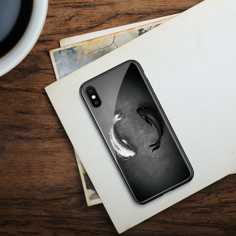 Painted Leather Phone Case