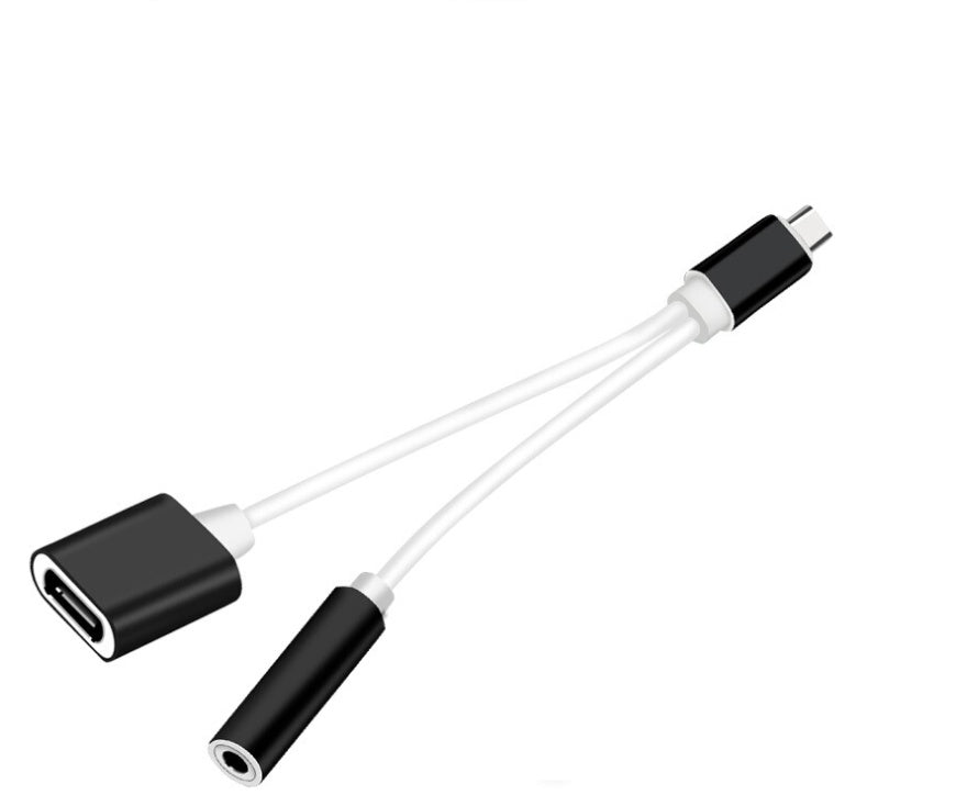 Headphone Type-c Adapter Audio Charging Cable
