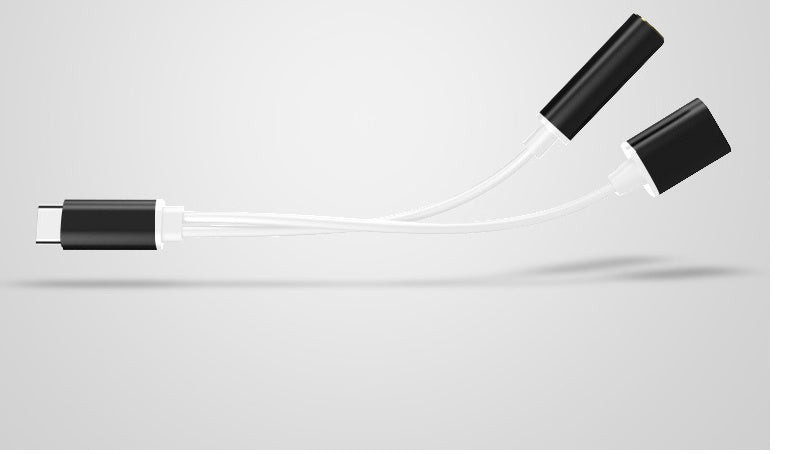 Headphone Type-c Adapter Audio Charging Cable