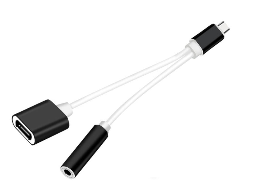 Headphone Type-c Adapter Audio Charging Cable
