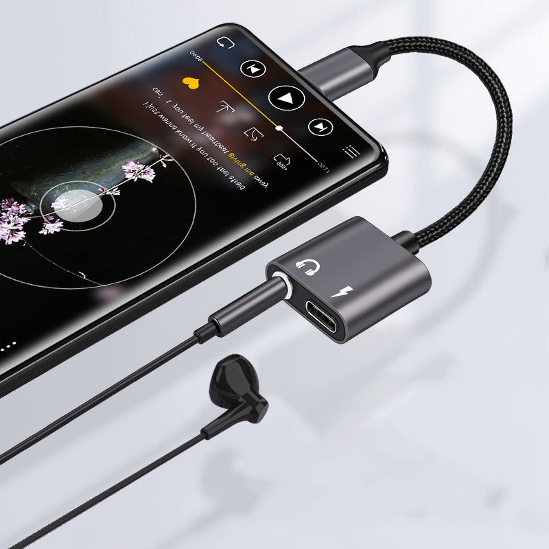 Mobile Phone Converter Charging Headset Adapter