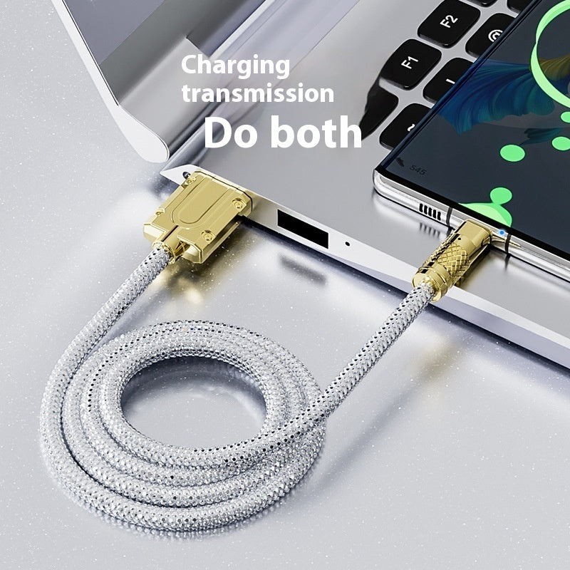 PD20W Diamond Braided Data Cable
