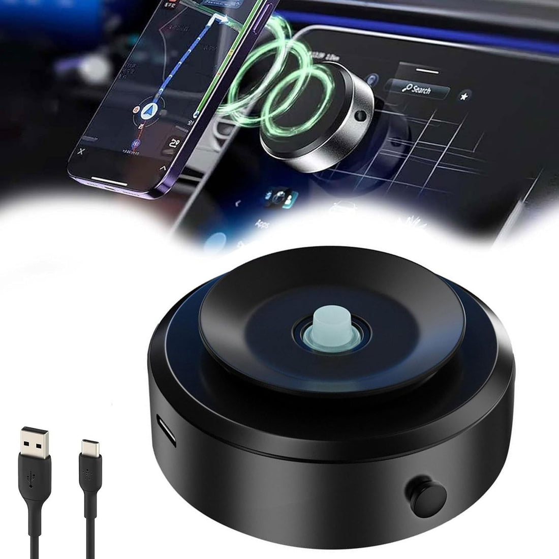 Double-Sided Car Mount Magnetic Stable For Phone